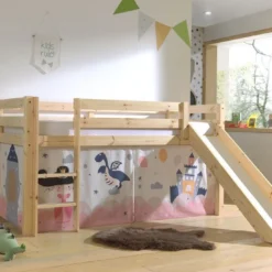 Lit Toboggan 90x200 Cm Avec Tente Château Pin Massif Clair Pino 7 Lit Toboggan 90x200 Cm Avec Tente Château Pin Massif Clair Pino -Repose Lit Soldes Boutique lit toboggan 90x200 cm avec tente chateau pin massif clair pino 5420070236621 709288