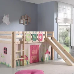 Lit Toboggan 90x200 Cm Avec Tente Et 3 Pochettes Printemps Pin Massif Clair Pino 7 Lit Toboggan 90x200 Cm Avec Tente Et 3 Pochettes Printemps Pin Massif Clair Pino -Repose Lit Soldes Boutique lit toboggan 90x200 cm avec tente et 3 pochettes printemps pin massif clair pino 5420070228107 709321