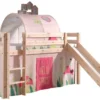 Lit Toboggan 90x200 Cm Avec Tente Et Tunnel Printemps Pin Massif Clair Pino -Repose Lit Soldes Boutique lit toboggan 90x200 cm avec tente et tunnel printemps pin massif clair pino 5420070228091 709316