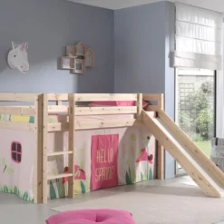 Lit Toboggan 90x200 Cm Avec Tente Printemps Pin Massif Clair Pino 7 Lit Toboggan 90x200 Cm Avec Tente Printemps Pin Massif Clair Pino -Repose Lit Soldes Boutique lit toboggan 90x200 cm avec tente printemps pin massif clair pino 5420070228084 709309