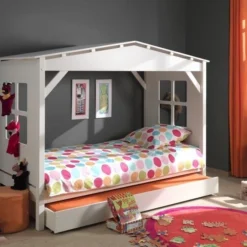 Tiroir De Lit 90x195 Cm Pin Massif Blanc Pino -Repose Lit Soldes Boutique tiroir de lit 90x195 cm pin massif blanc pino 5420070210942 269827