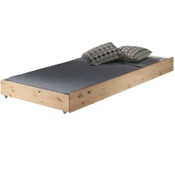 Tiroir De Lit 90x195 Cm Pin Massif Clair Pino