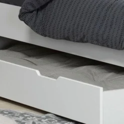 Tiroir De Lit 90x200 Cm Bois Blanc Home Kid -Repose Lit Soldes Boutique tiroir de lit 90x200 cm bois blanc home kid 3700429610251 655678