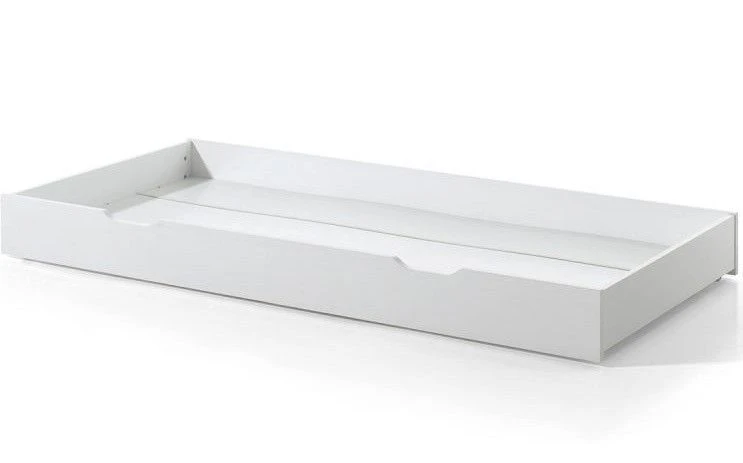 Tiroir De Lit 90x200 Cm Pin Massif Blanc Kobi 3 Tiroir De Lit 90x200 Cm Pin Massif Blanc Kobi