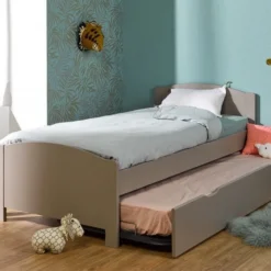 Tiroir De Lit 90x200 Cm Pin Massif Taupe Melbourne -Repose Lit Soldes Boutique tiroir de lit 90x200 cm pin massif taupe melbourne 3700429615119 654765