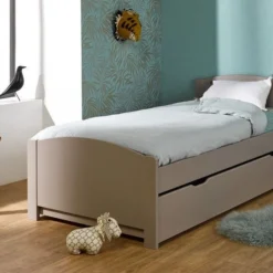 Tiroir De Lit 90x200 Cm Pin Massif Taupe Melbourne -Repose Lit Soldes Boutique tiroir de lit 90x200 cm pin massif taupe melbourne 3700429615119 654766