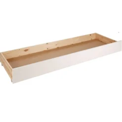 Tiroir De Lit Banquette Extensible Pin Massif Blanc Pino