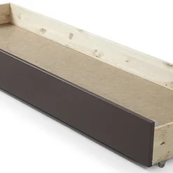 Tiroir De Lit Banquette Gigogne Pin Massif Taupe Pinie