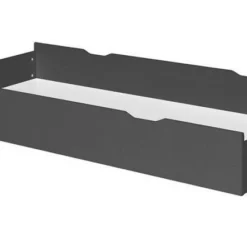 Tiroir De Lit Bois Anthracite 90x190 Cm Home Kid
