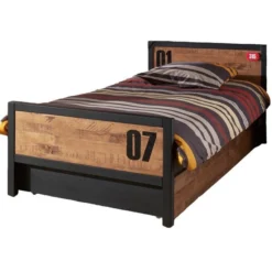 Tiroir De Lit Bois Foncé Alex 90x190 Cm -Repose Lit Soldes Boutique tiroir de lit bois fonce alex 90x190 cm 5420070209854 689601