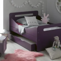 Tiroir De Lit Enfant évolutif Bois Violet Féroé -Repose Lit Soldes Boutique tiroir de lit enfant evolutif bois violet feroe 3700429609651 655371