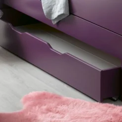 Tiroir De Lit évolutif Enfant Violet Junior Provence 140 Cm