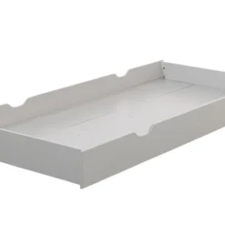 Tiroir De Lit Pin Massif Blanc Carly 90x190 Cm