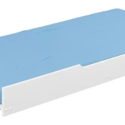 Tiroir De Lit Pin Massif Blanc Laqué 200 Cm