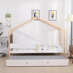 Tiroir De Lit Pin Massif Blanc Idylle 90x190 Cm -Repose Lit Soldes Boutique tiroir de lit pin massif blanc woody 90x190 cm 3248116154034 557003