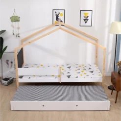 Tiroir De Lit Pin Massif Blanc Idylle 90x190 Cm -Repose Lit Soldes Boutique tiroir de lit pin massif blanc woody 90x190 cm 3248116154034 557005