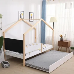 Tiroir De Lit Pin Massif Blanc Idylle 90x190 Cm -Repose Lit Soldes Boutique tiroir de lit pin massif blanc woody 90x190 cm 3248116154034 557007