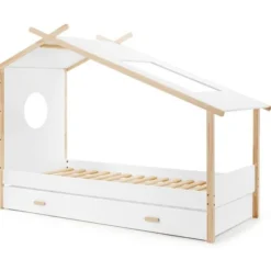 Tiroir De Lit Pin Massif Laqué Blanc Coconi 90x190 Cm -Repose Lit Soldes Boutique tiroir de lit pin massif laque blanc coconi 90x190 cm 5420070222112 208453