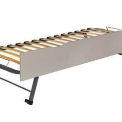 Tiroir De Lit Sur Pieds 90x190 Cm Bois Beige Home Kid