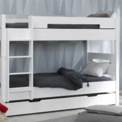 Tiroir De Lit Sur Pieds 90x190 Cm Bois Blanc Home Kid -Repose Lit Soldes Boutique tiroir de lit sur pieds 90x190 cm bois blanc home kid 3700429606469 655709