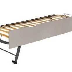 Tiroir De Lit Sur Pieds 90x200 Cm Bois Beige Home Kid